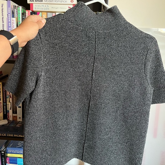Zara Gray Short Sleeve Top - Picture 4 of 4